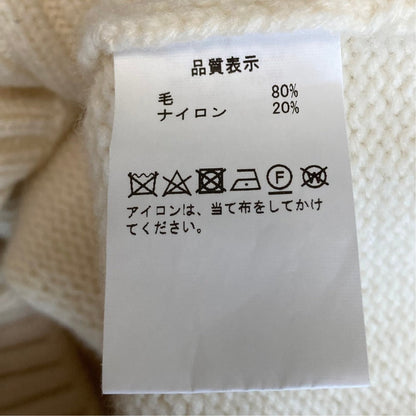 オブリ ウールニットセーター