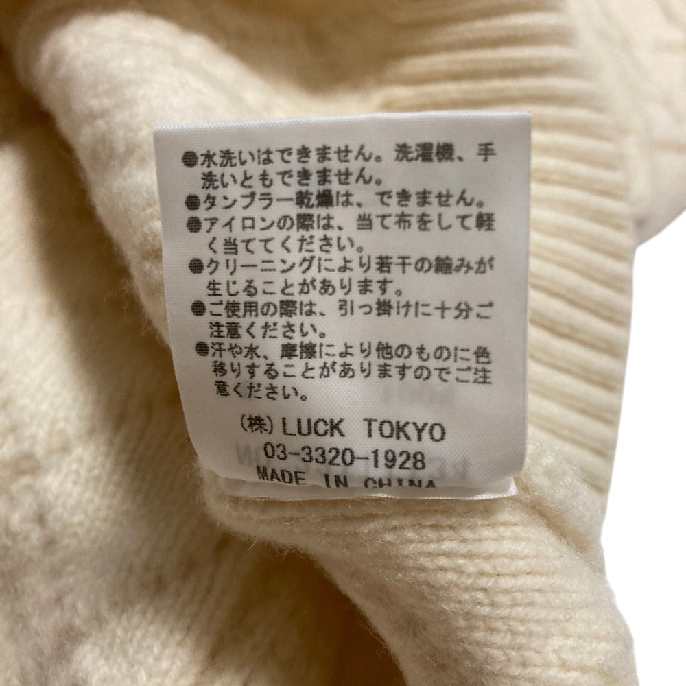 オブリ ウールニットトップス