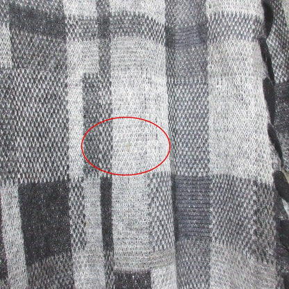 アメリ BIG CHECK LACE UP ニットワンピース