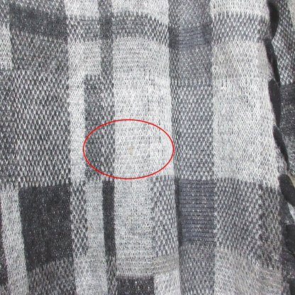 アメリ BIG CHECK LACE UP ニットワンピース