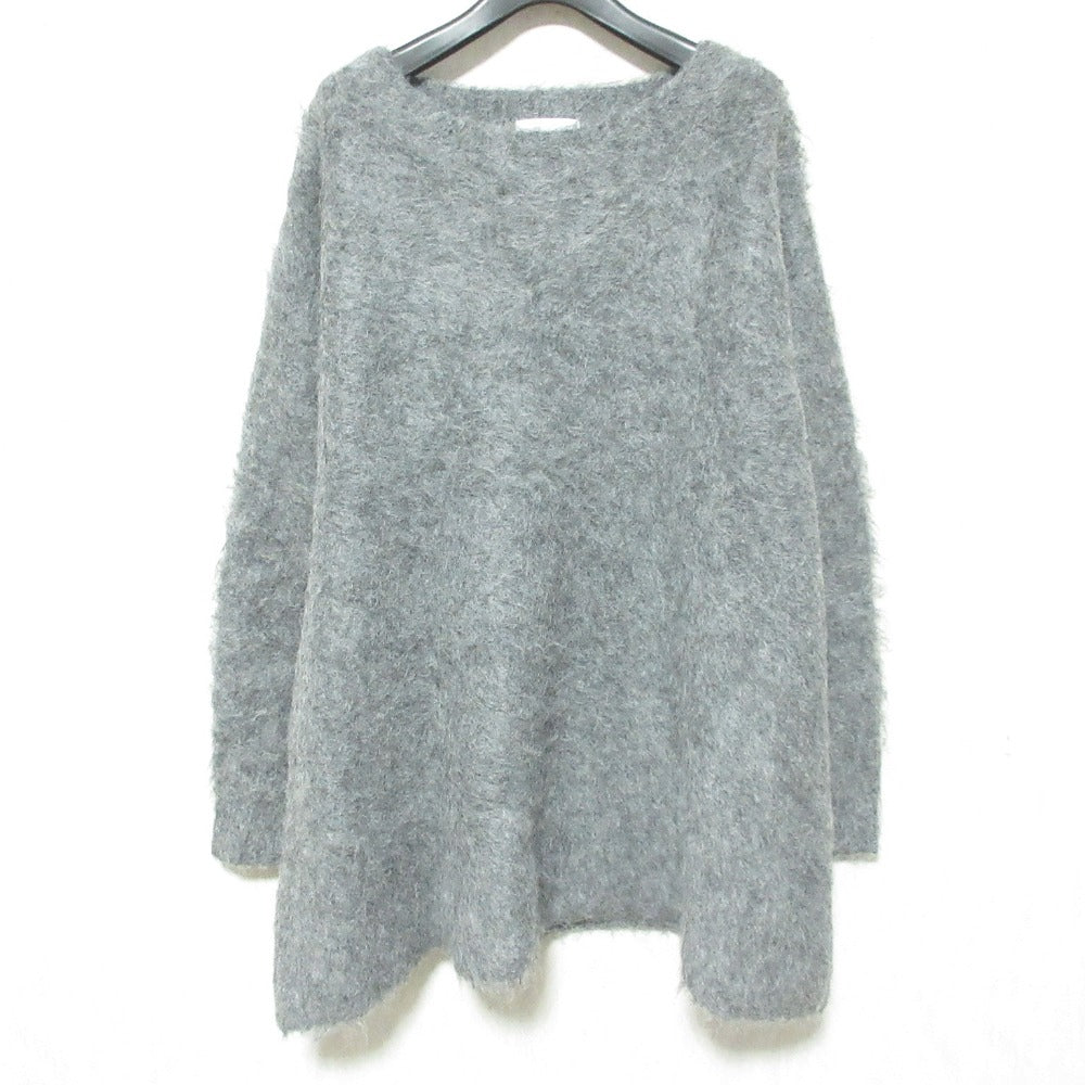 クラネ BOAT NECK SHAGGY KNIT アルパカブレンドワンピース