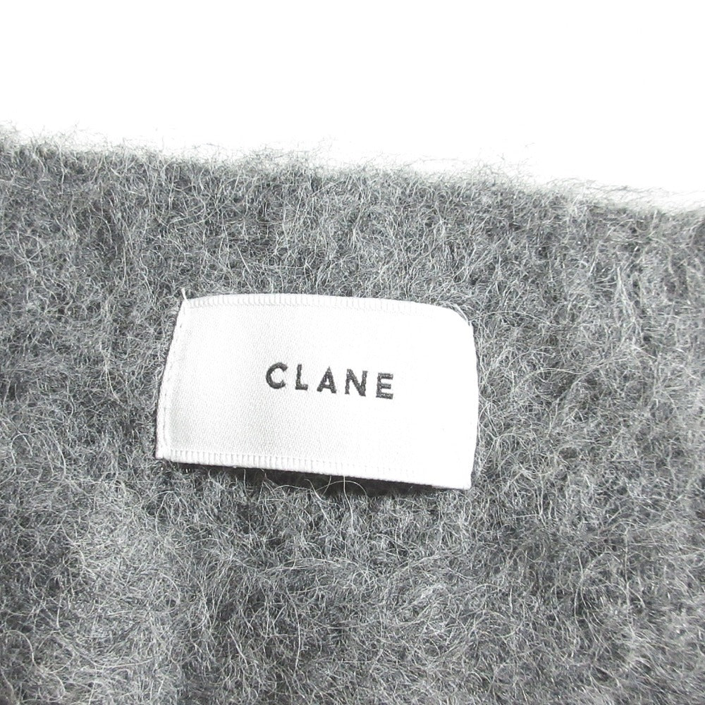 クラネ BOAT NECK SHAGGY KNIT アルパカブレンドワンピース