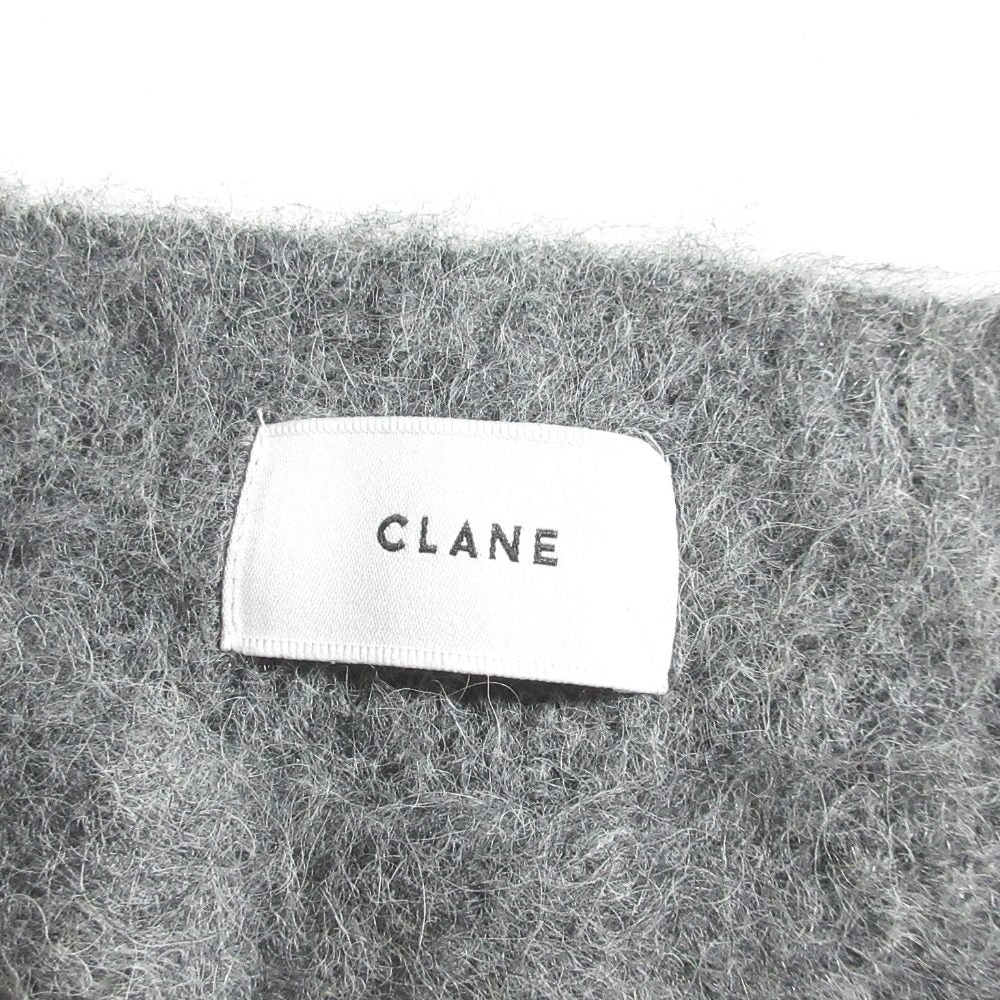 クラネ BOAT NECK SHAGGY KNIT アルパカブレンドワンピース