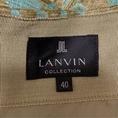 ランバンコレクション ジャガードスカート