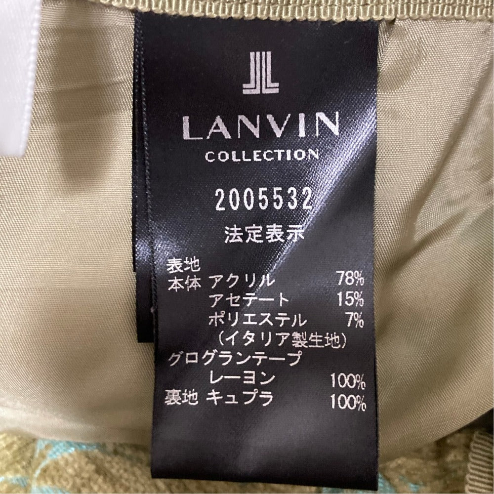 ランバンコレクション ジャガードスカート
