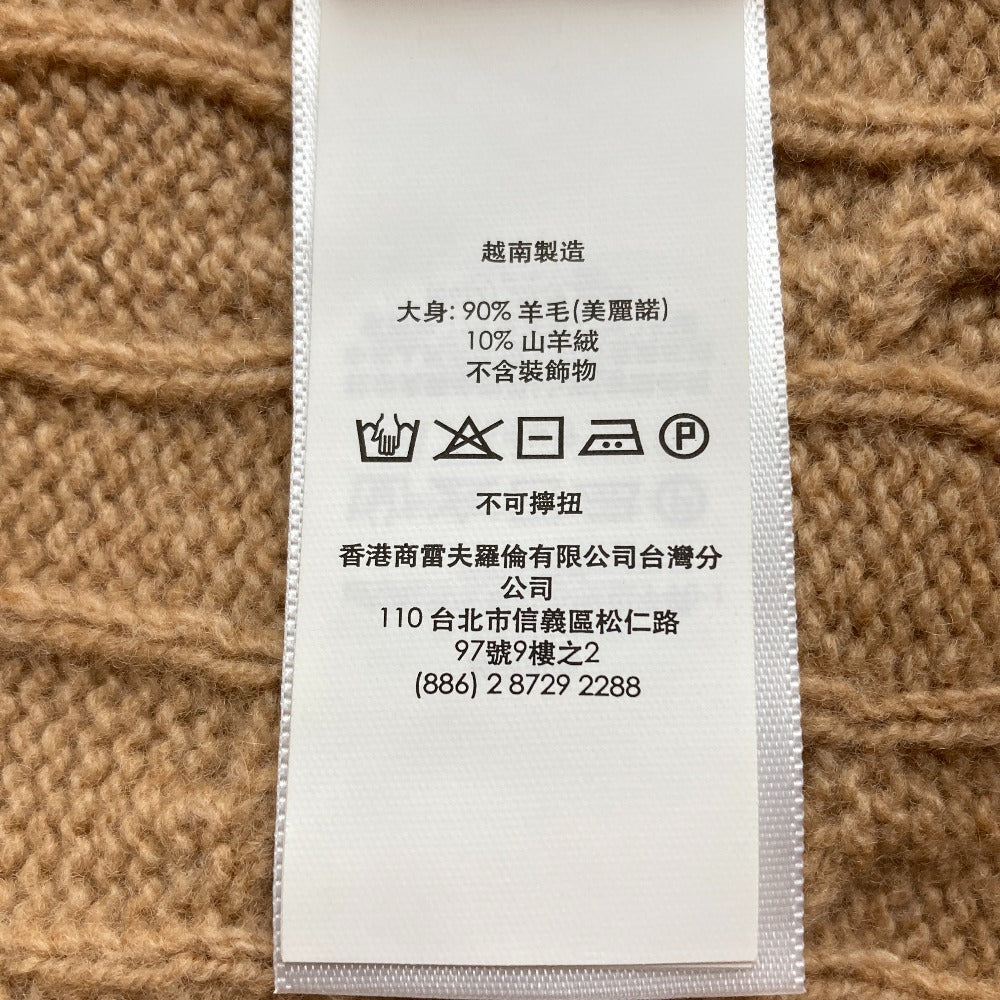 ポロラルフローレン カシミヤブレンドケーブルニットセーター