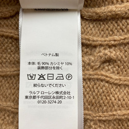 ポロラルフローレン カシミヤブレンドケーブルニットセーター