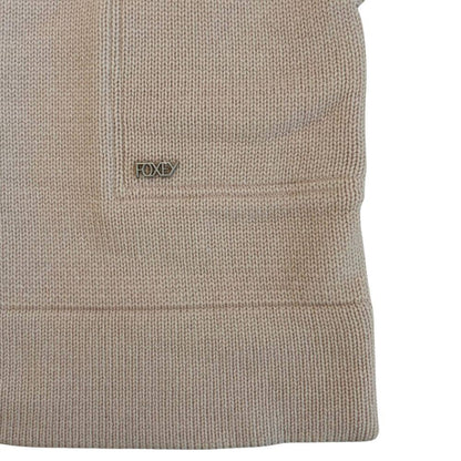 フォクシー カシミヤフーデッドニットカーディガン