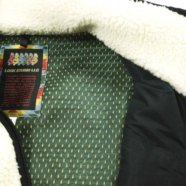 LQQK STUDIO KOKOPELLI FLEECE ポリエステルジャケット