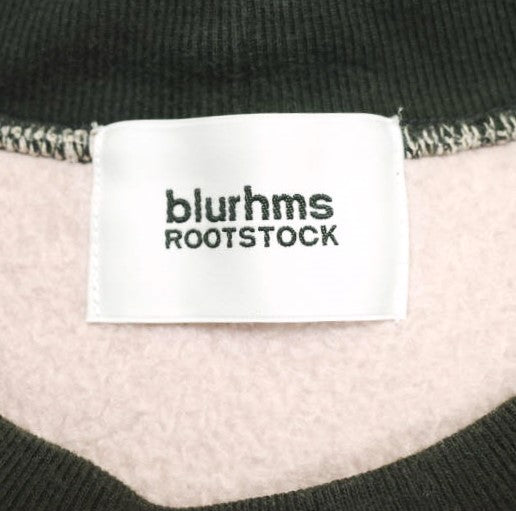 blurhms ROOTSTOCK Back Fleece Sweat Crew-neck P/O コットンポリエステル スウェット