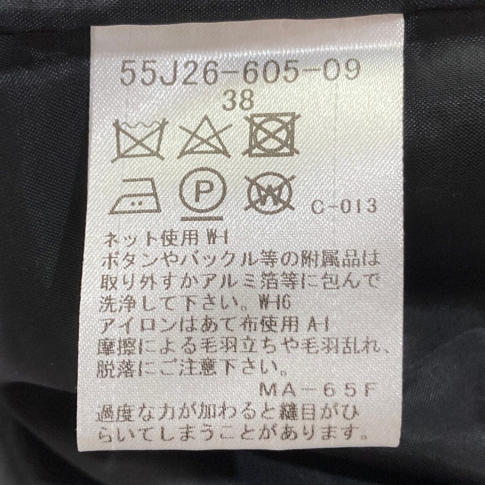 ブルーレーベルクレストブリッジ ウールチェックワンピース
