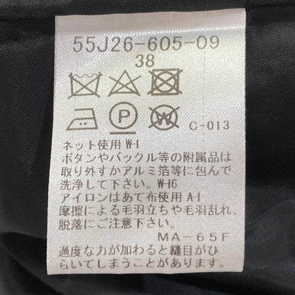 ブルーレーベルクレストブリッジ ウールチェックワンピース