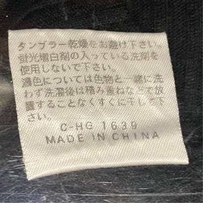 ピオニハウス フラワーコサージュリブニットワンピース