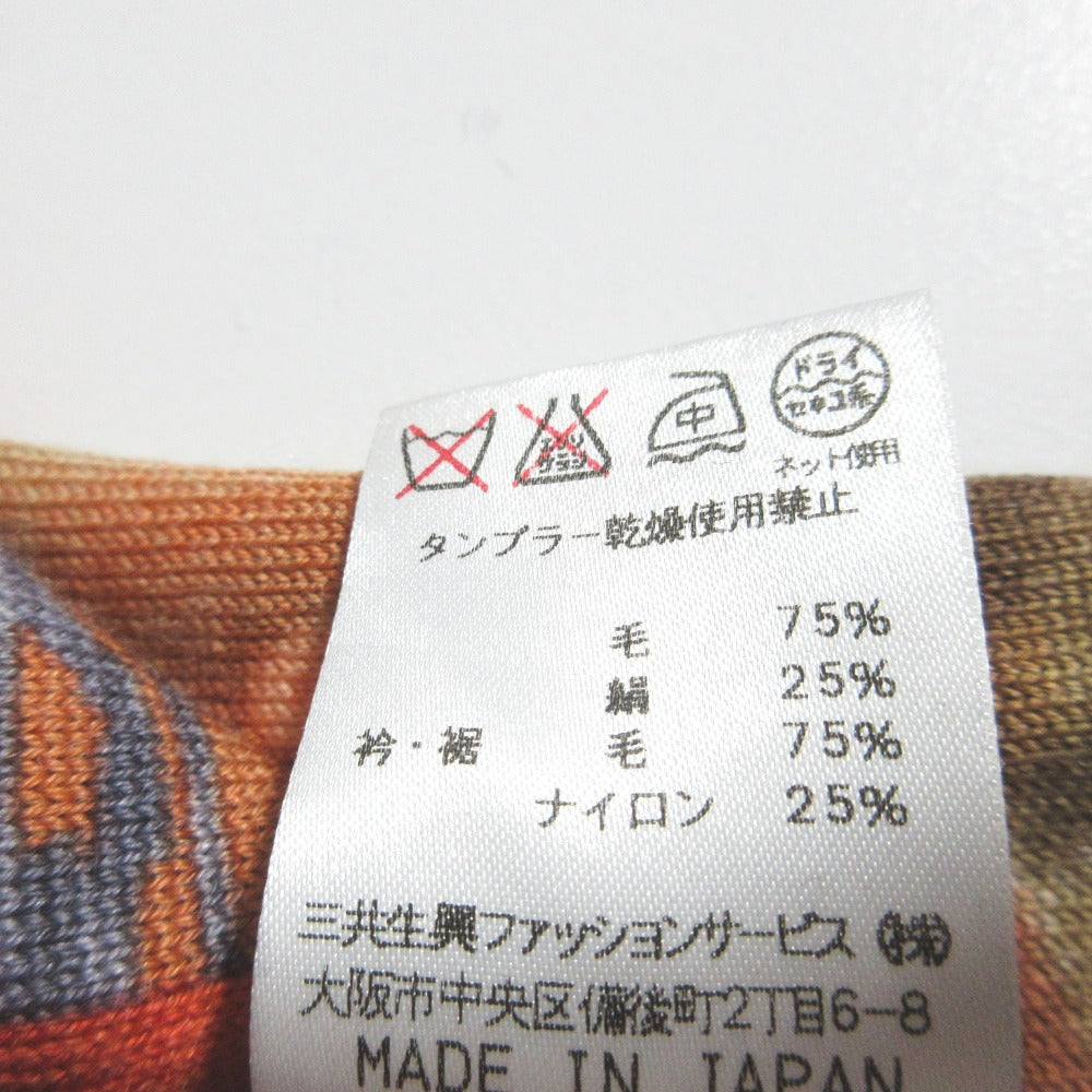 レオナールファッション ウールシルクタートルネックセーター