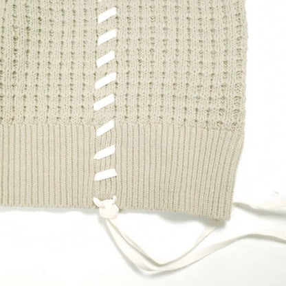ゲンダイ CREW KNIT コットンアクリル ニット
