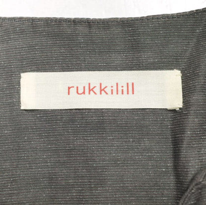 rukkilill リネンシルクワンピース