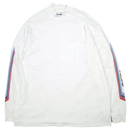 紫電 L S High Neck Tee コットン長袖Tシャツ