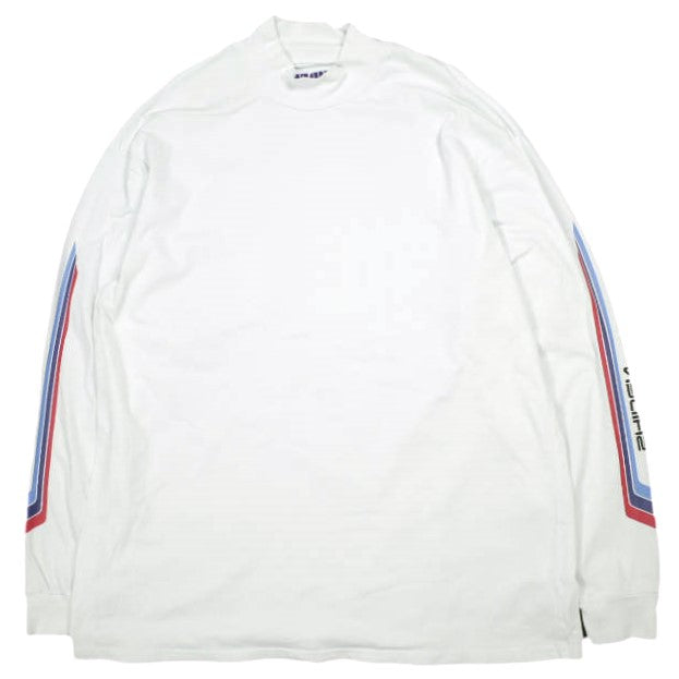 紫電 L S High Neck Tee コットン長袖Tシャツ