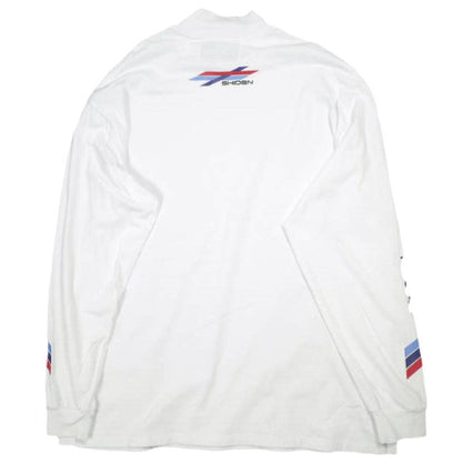 紫電 L S High Neck Tee コットン長袖Tシャツ