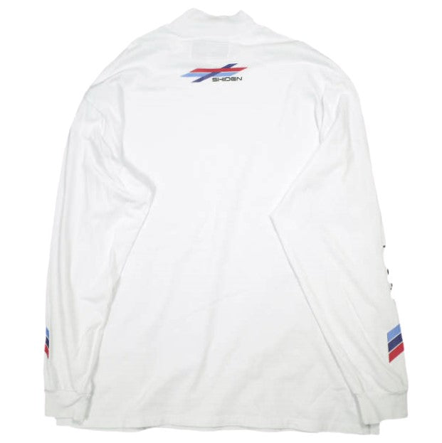 紫電 L S High Neck Tee コットン長袖Tシャツ