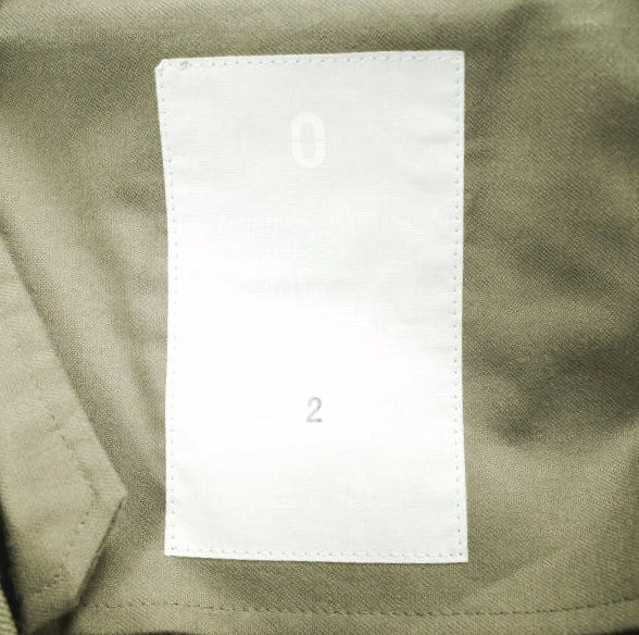 un/unbient ONE TUCK TROUSERS ウールポリエステル トラウザーズ