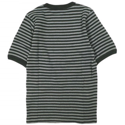 スロープスロウ コットンインターロック ストライプTシャツ