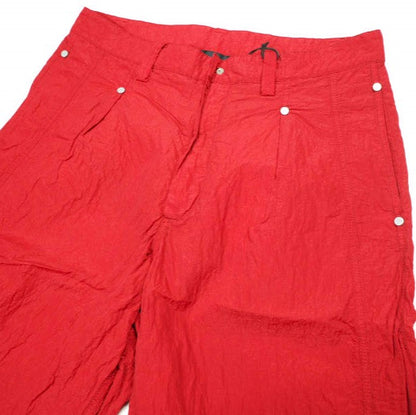 オマールアフリディ PANELLED WIDE SHORTS ナイロンショートパンツ