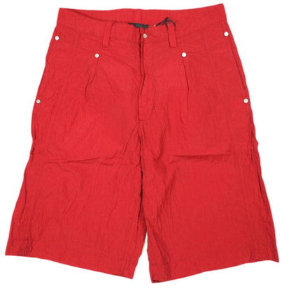 オマールアフリディ PANELLED WIDE SHORTS ナイロンショートパンツ
