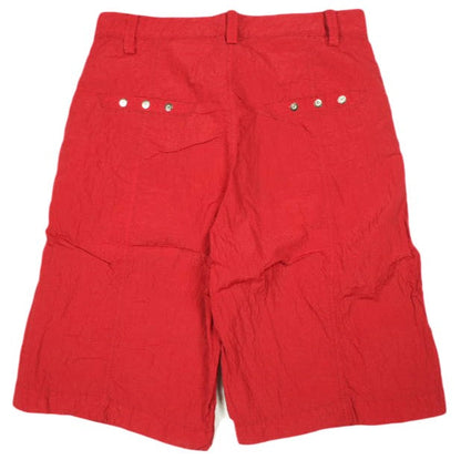 オマールアフリディ PANELLED WIDE SHORTS ナイロンショートパンツ