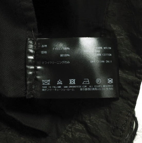 オマールアフリディ PANELLED WIDE SHORTS ナイロンショートパンツ