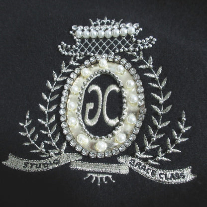 グレースクラス 刺繍ニットトップス