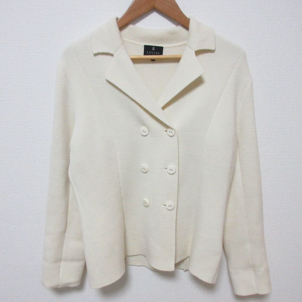 ランバンコレクション ニットジャケット