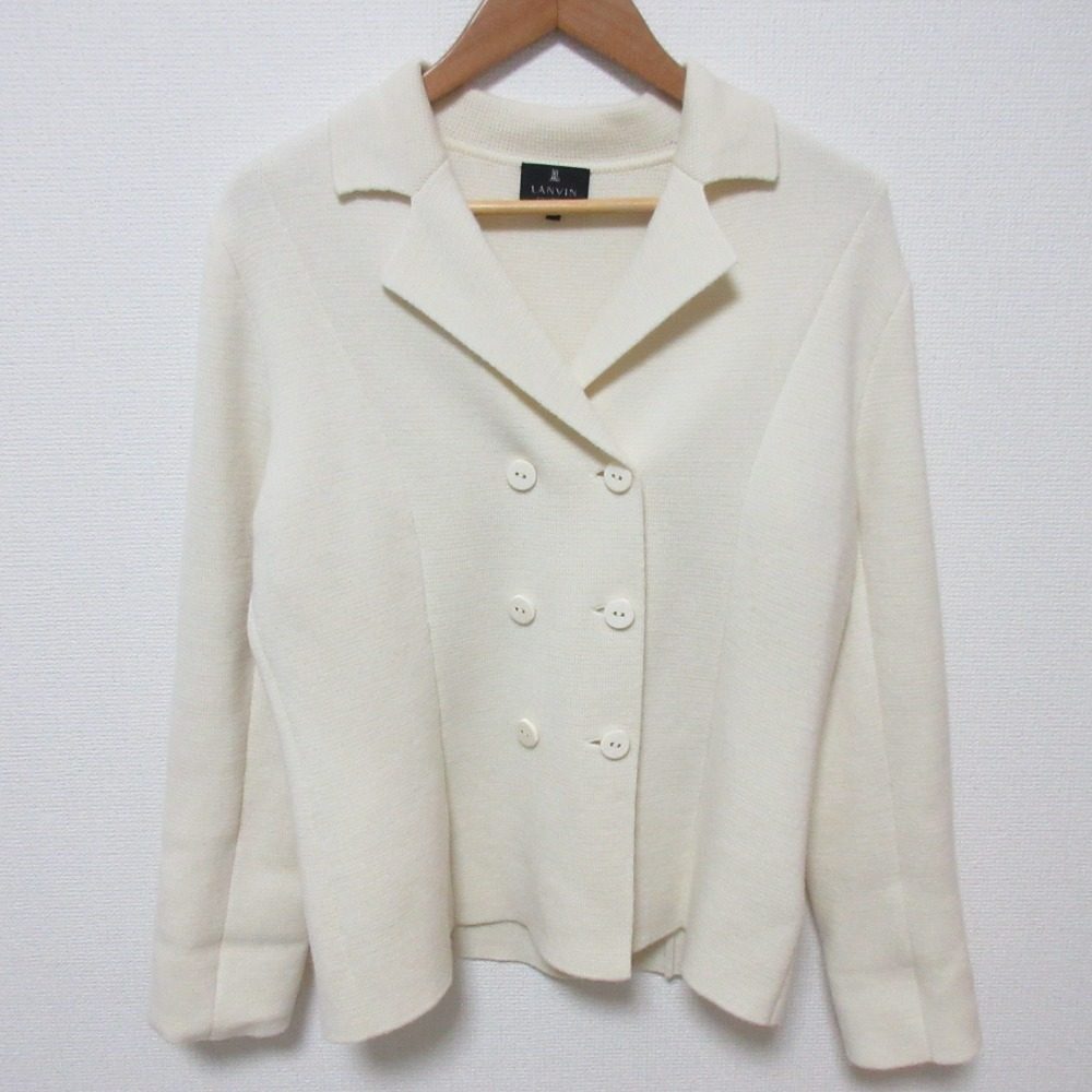 ランバンコレクション ニットジャケット
