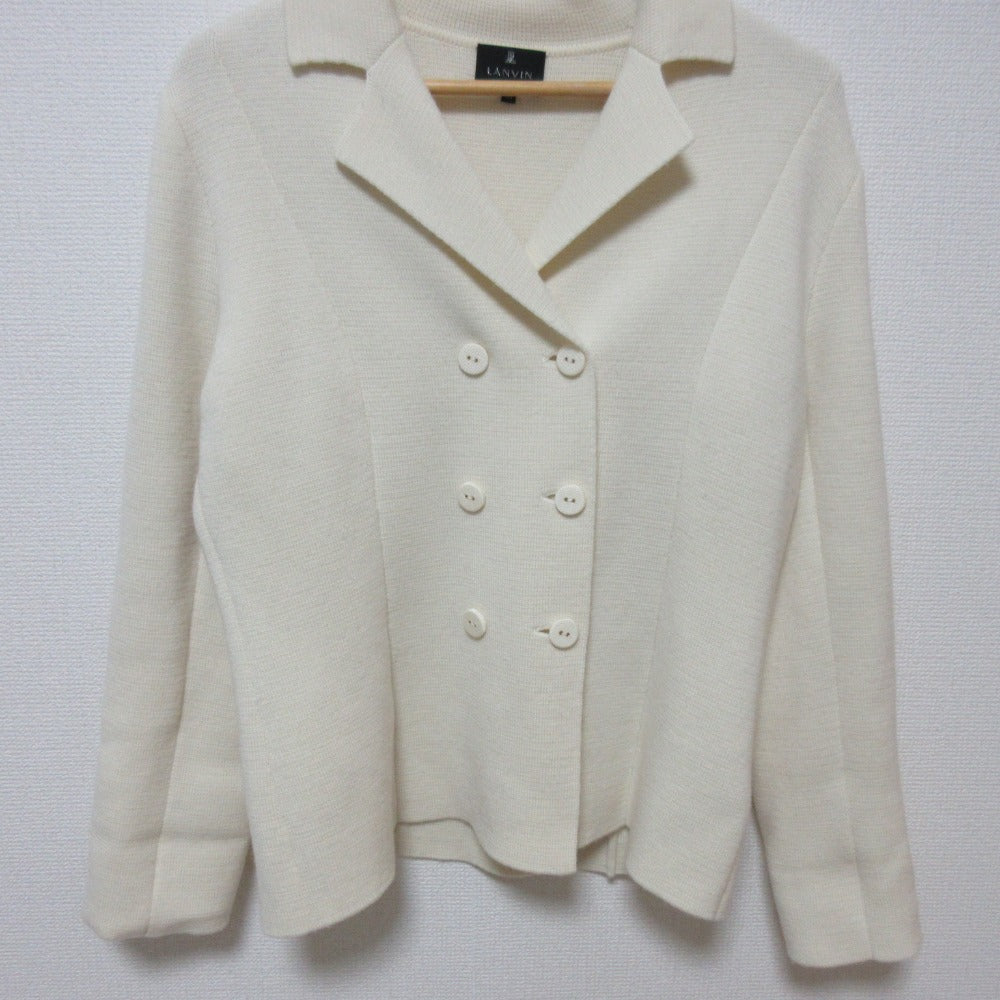 ランバンコレクション ニットジャケット