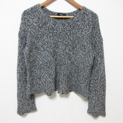 セオリー CASHMERE CROP PO MOULINE カシミヤ ニットセーター