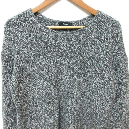 セオリー CASHMERE CROP PO MOULINE カシミヤ ニットセーター