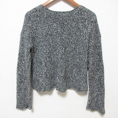 セオリー CASHMERE CROP PO MOULINE カシミヤ ニットセーター