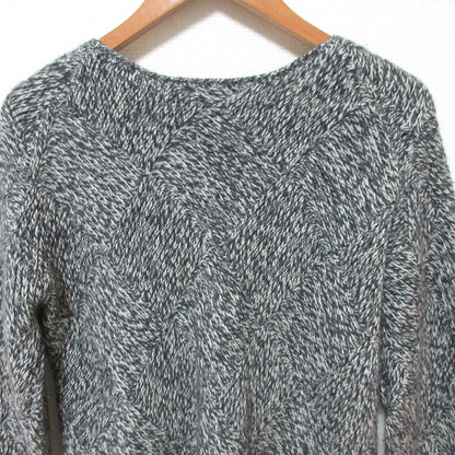 セオリー CASHMERE CROP PO MOULINE カシミヤ ニットセーター