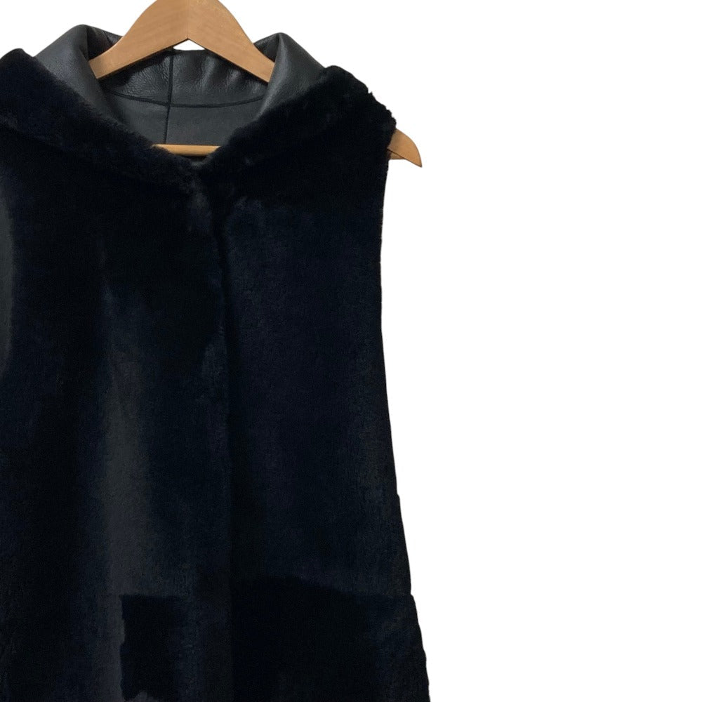 セオリー LOFTY SHEARLING MARIZ 2 ムートンロングジレ
