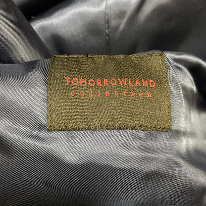 トゥモローランドコレクション チェックウールケープコート