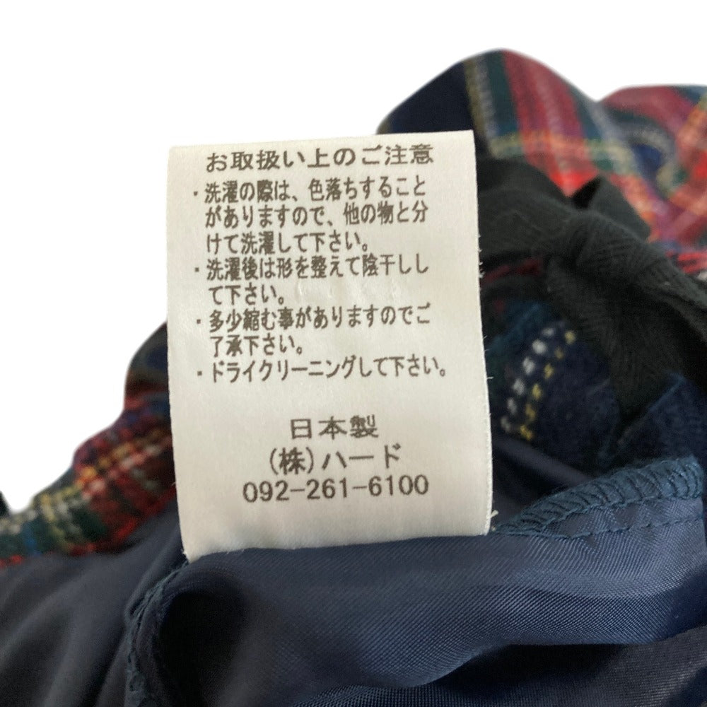 イナ ウールチェックスカート