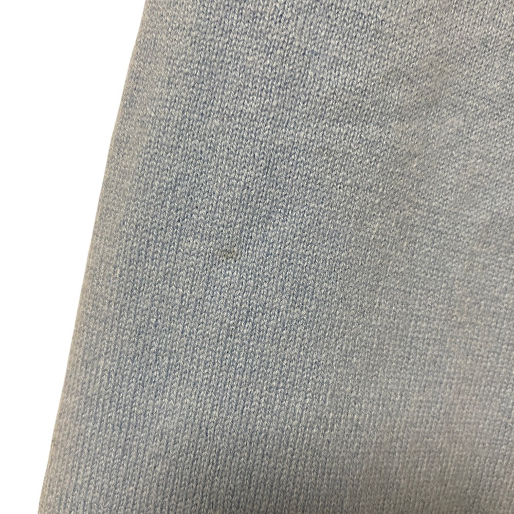 グランサッソ カシミヤブレンドウールハーフジップセーター