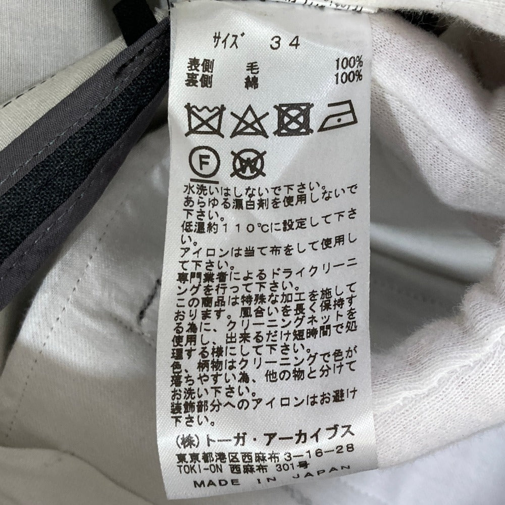 トーガアーカイブス ウールスラックス