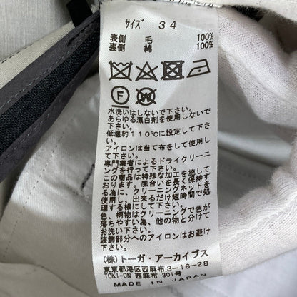 トーガアーカイブス ウールスラックス