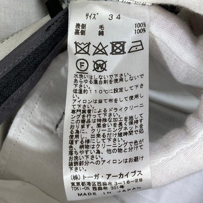 トーガアーカイブス ウールスラックス