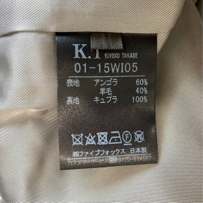 ケイティーキヨコタカセ アンゴラウールチェスターコート