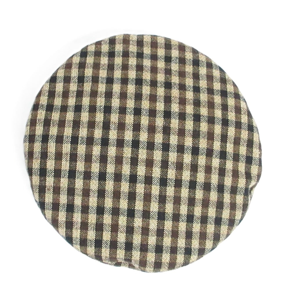 ガニー Checked Wool Mix ベレー帽