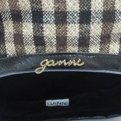 ガニー Checked Wool Mix ベレー帽