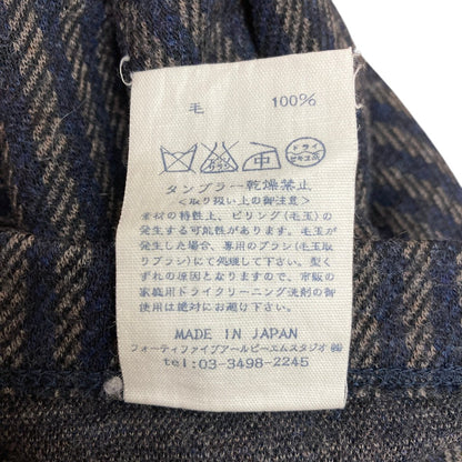 フォーティファイブアール ウールテーパードパンツ