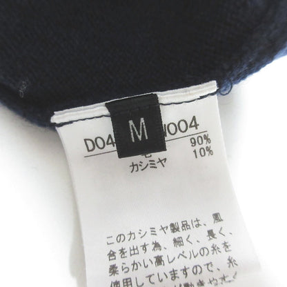 パパスプラス カシミヤブレンドクルーネックニット